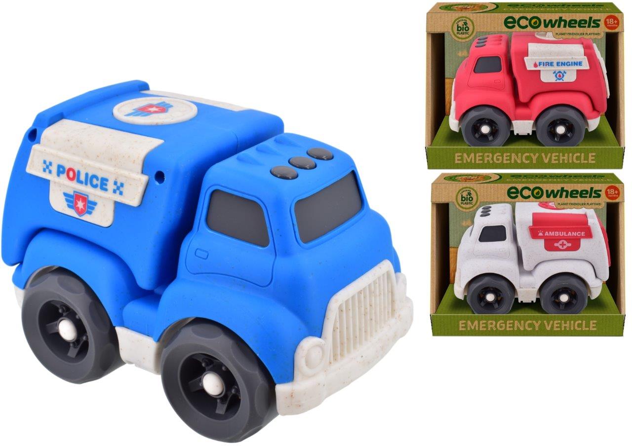 Bio Plastic Rescue Vehicles 16Cm