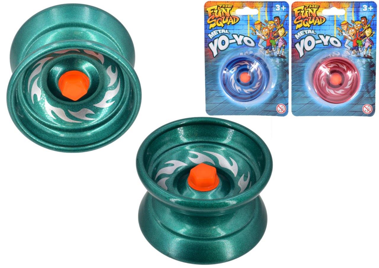 Metal Yo Yo 3 Assorted Fun Squad
