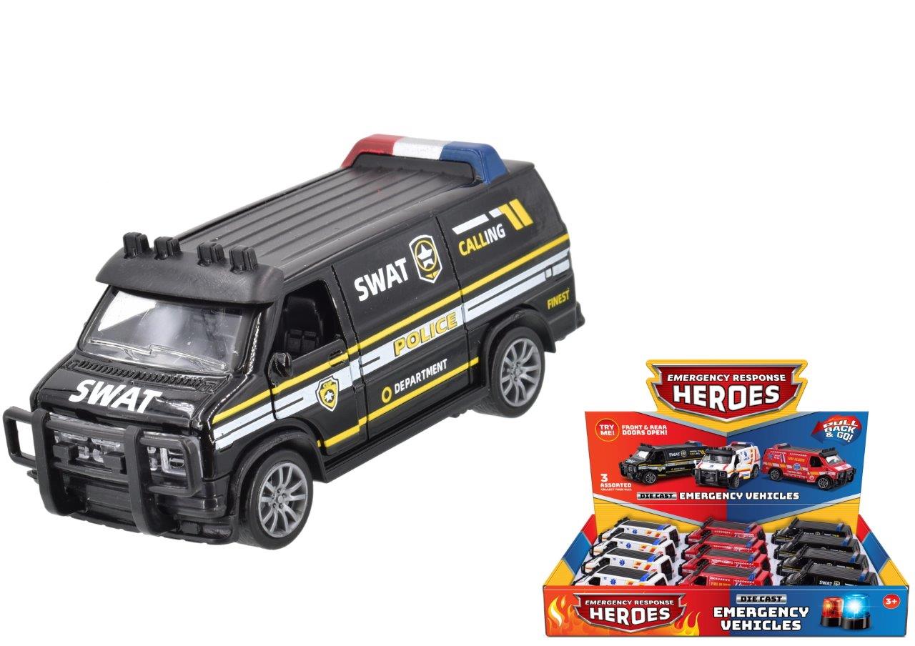 Die Cast Emergency Vehicles 3 Asst