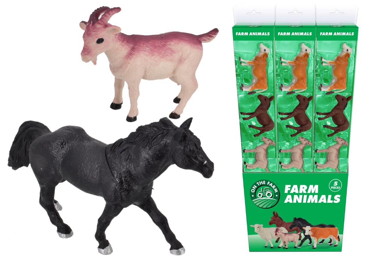 5 piece Farm Animals
