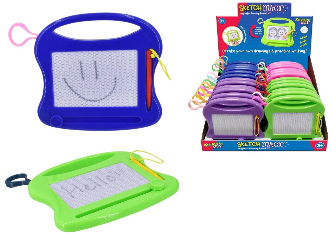 Magnetic Drawing Board 4 Asst