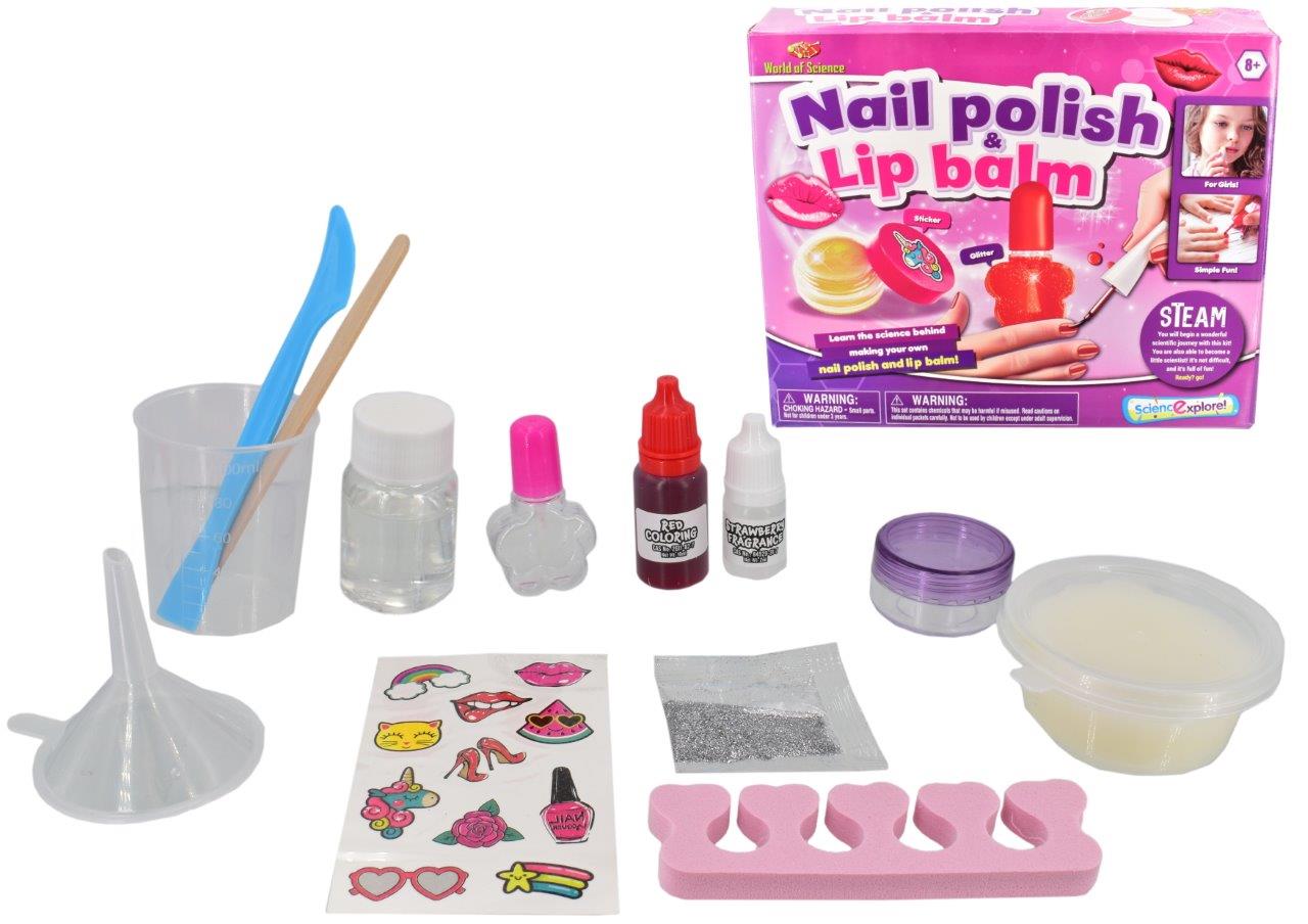 Nail Polish And Lip Balm Set