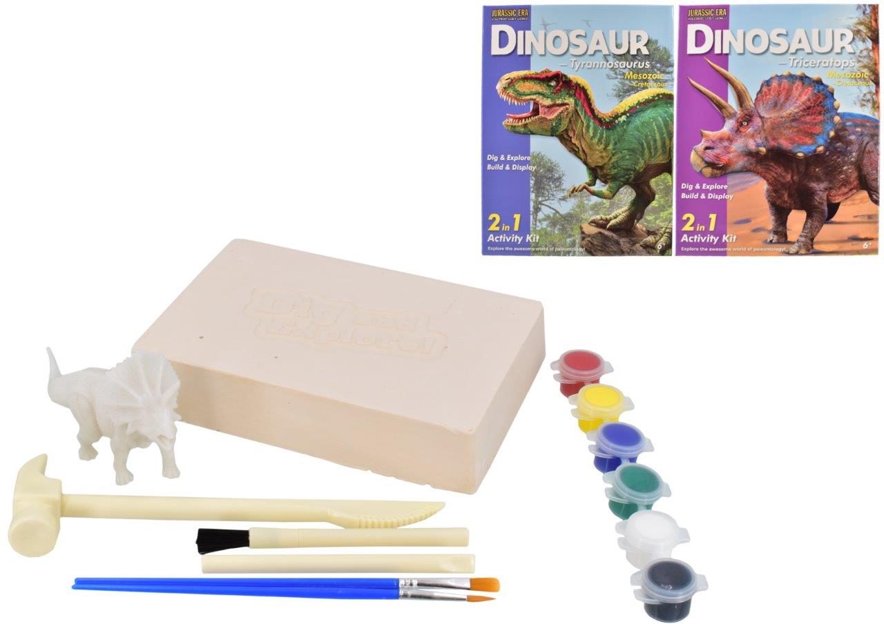 Triceratops / T Rex 2 In 1 Activity Kits