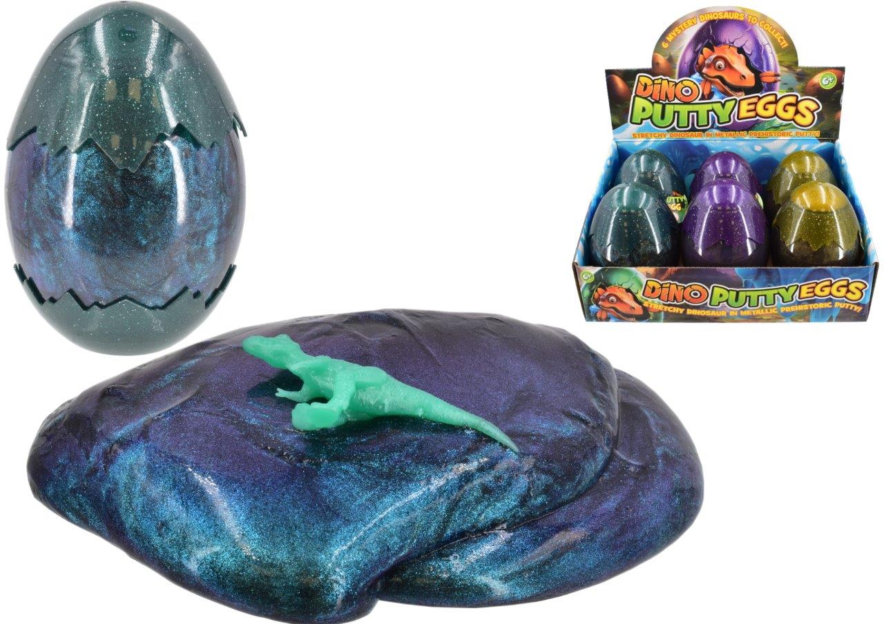 Metallic Large Dino Egg Putty