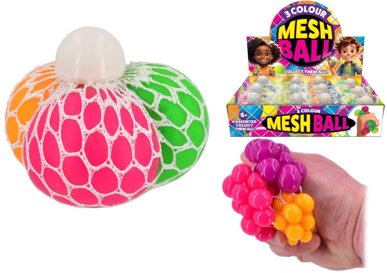 3 Colour Segment Mesh Ball 4 Asst