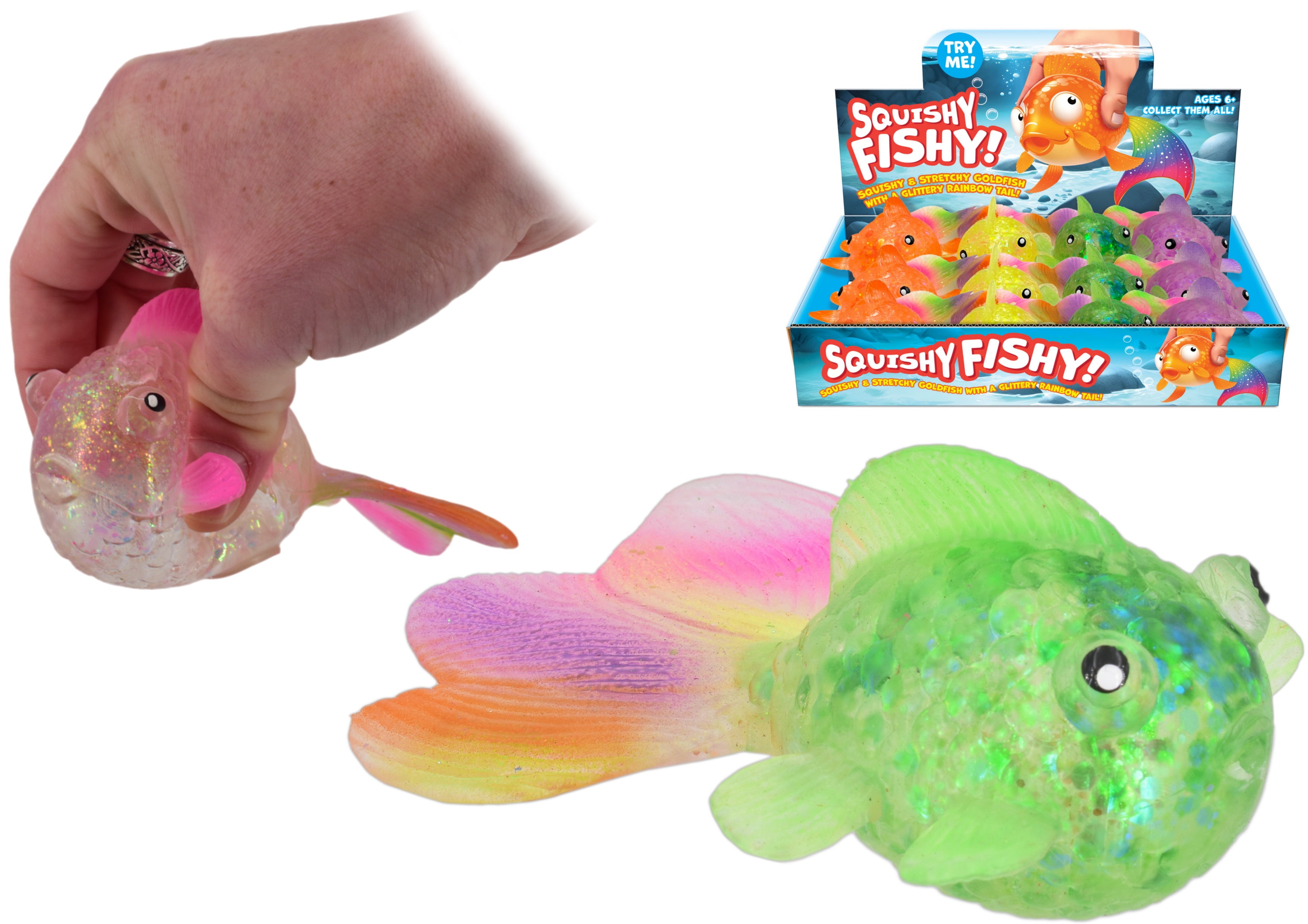 Squishy Fish Goldfish sensory toy