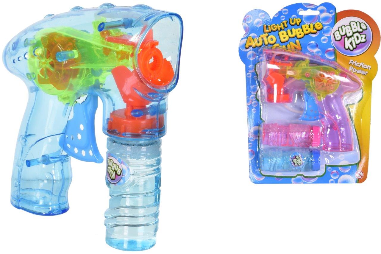 Auto Bubble Gun With Light