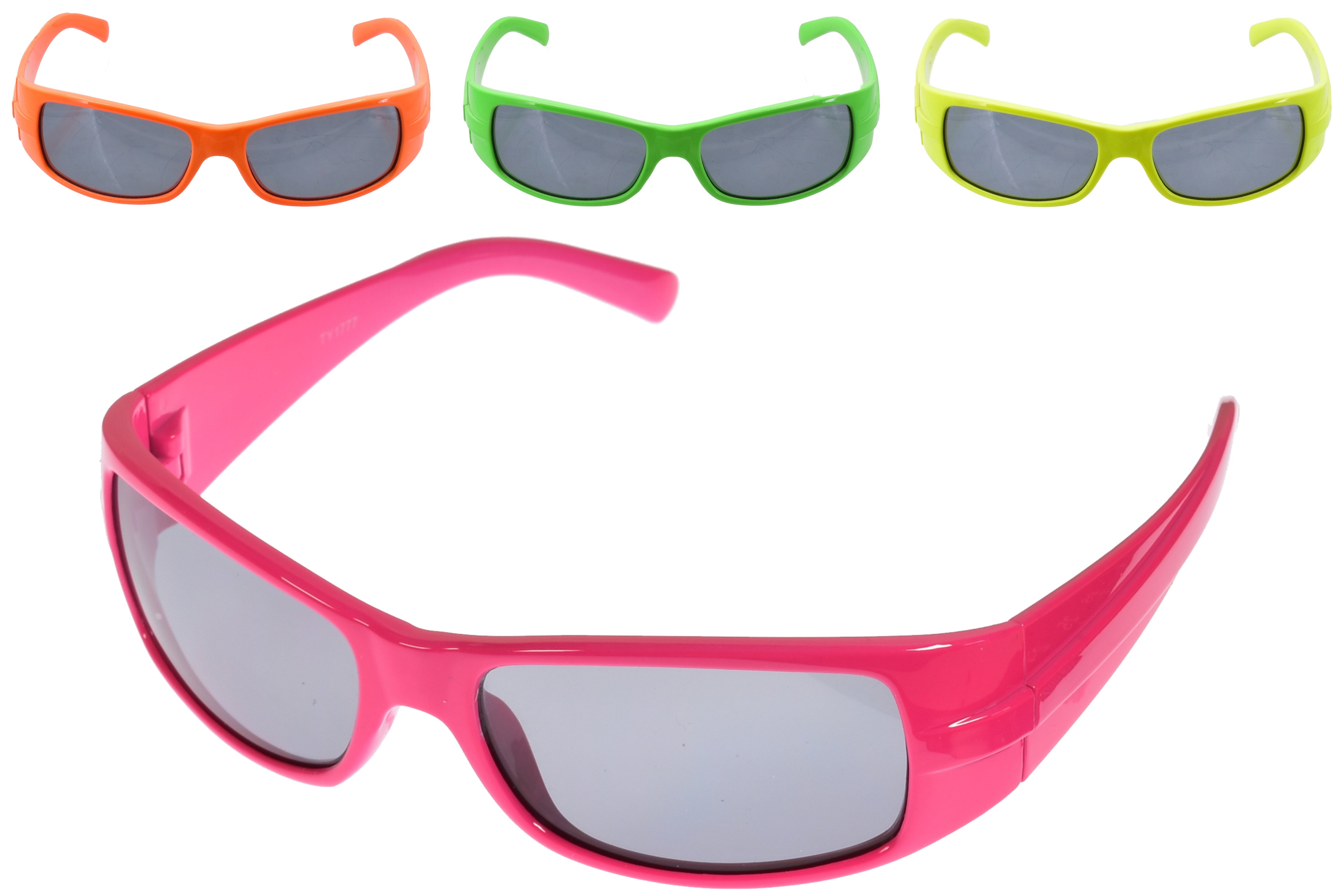 Kids Neon Sports Sunglasses Assorted Colours