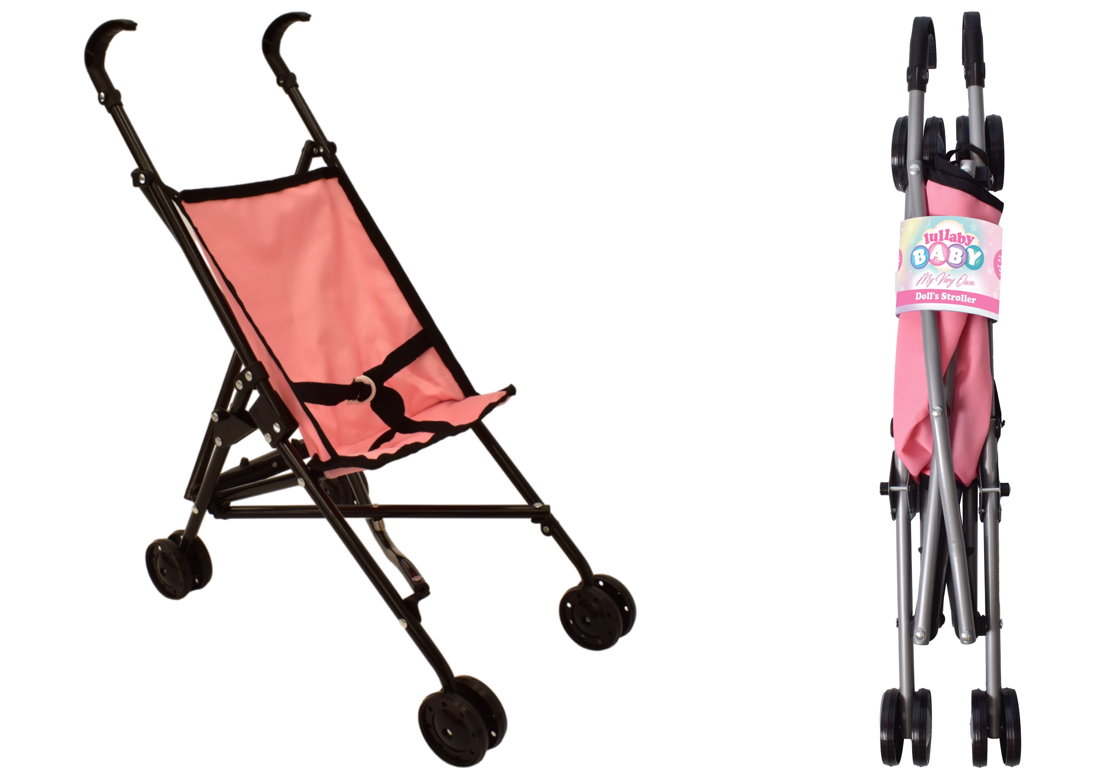 Pink Baby Dolls Stroller