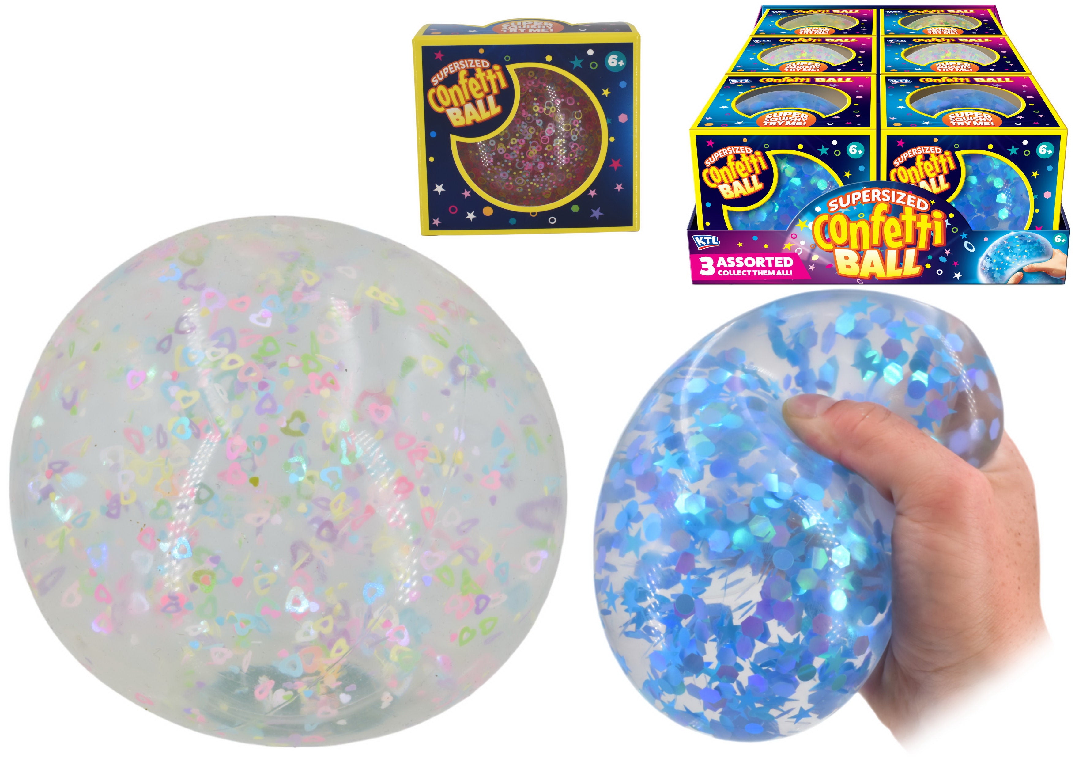 120mm Confetti Ball (3 Assorted)