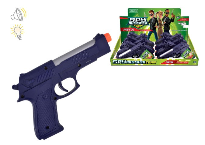 Spy Mission Hand Gun Light & Sound