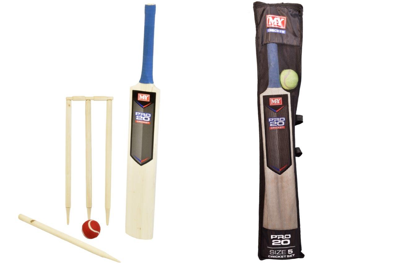 Size 5 Cricket Set In Mesh Carry Bag
