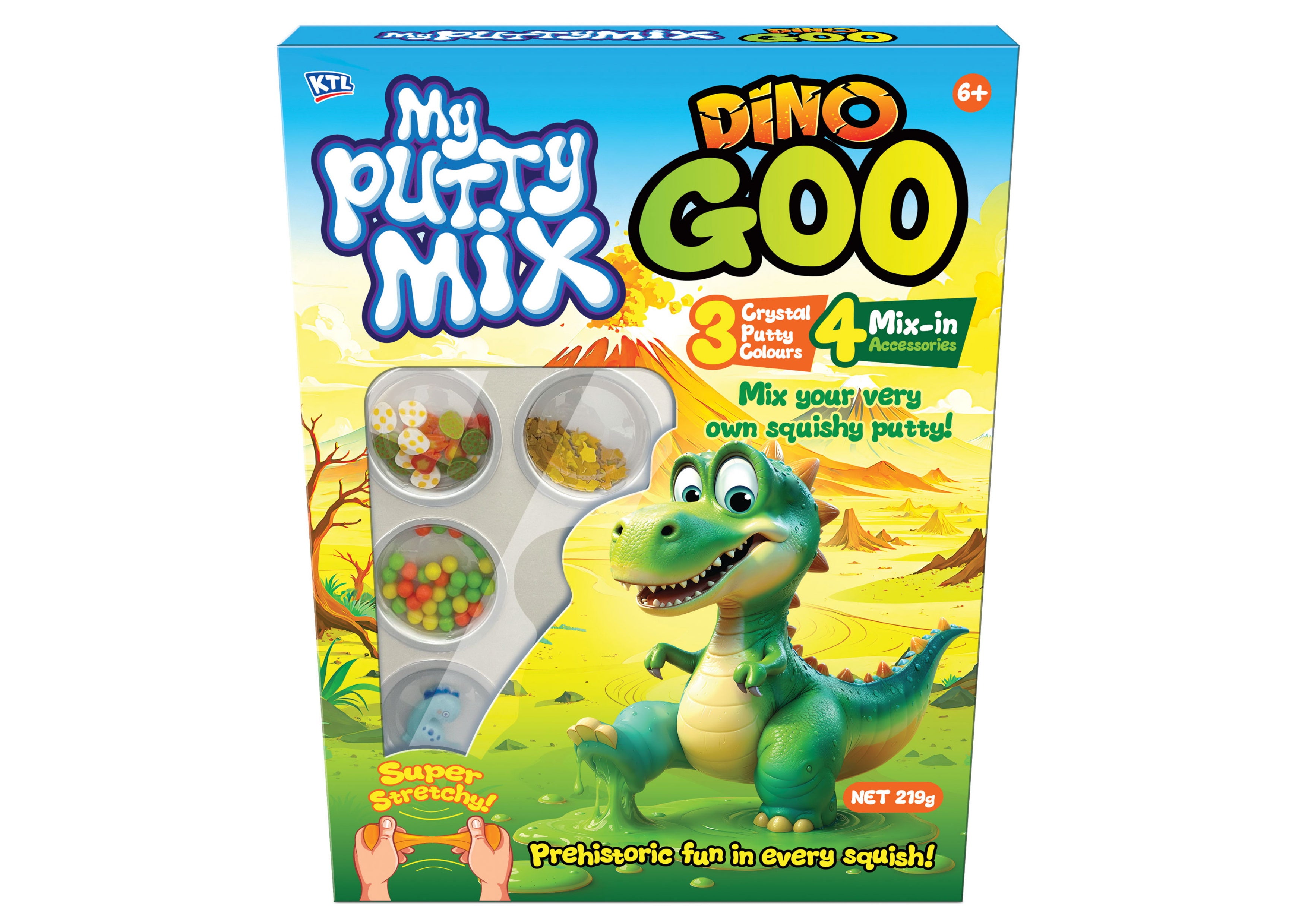 Dinosaur Crystal Putty Sensory Toy