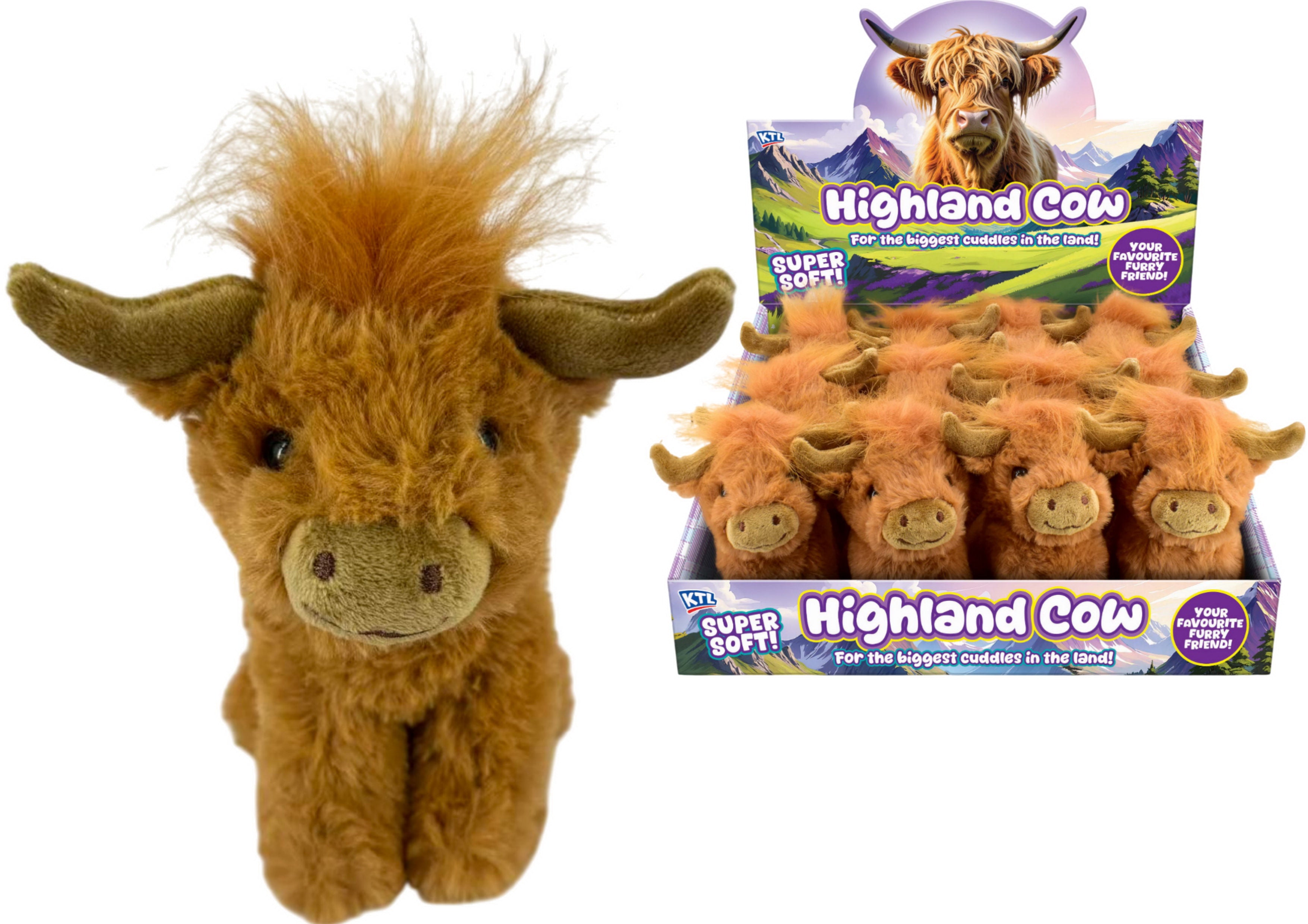 13cm Highland Cow