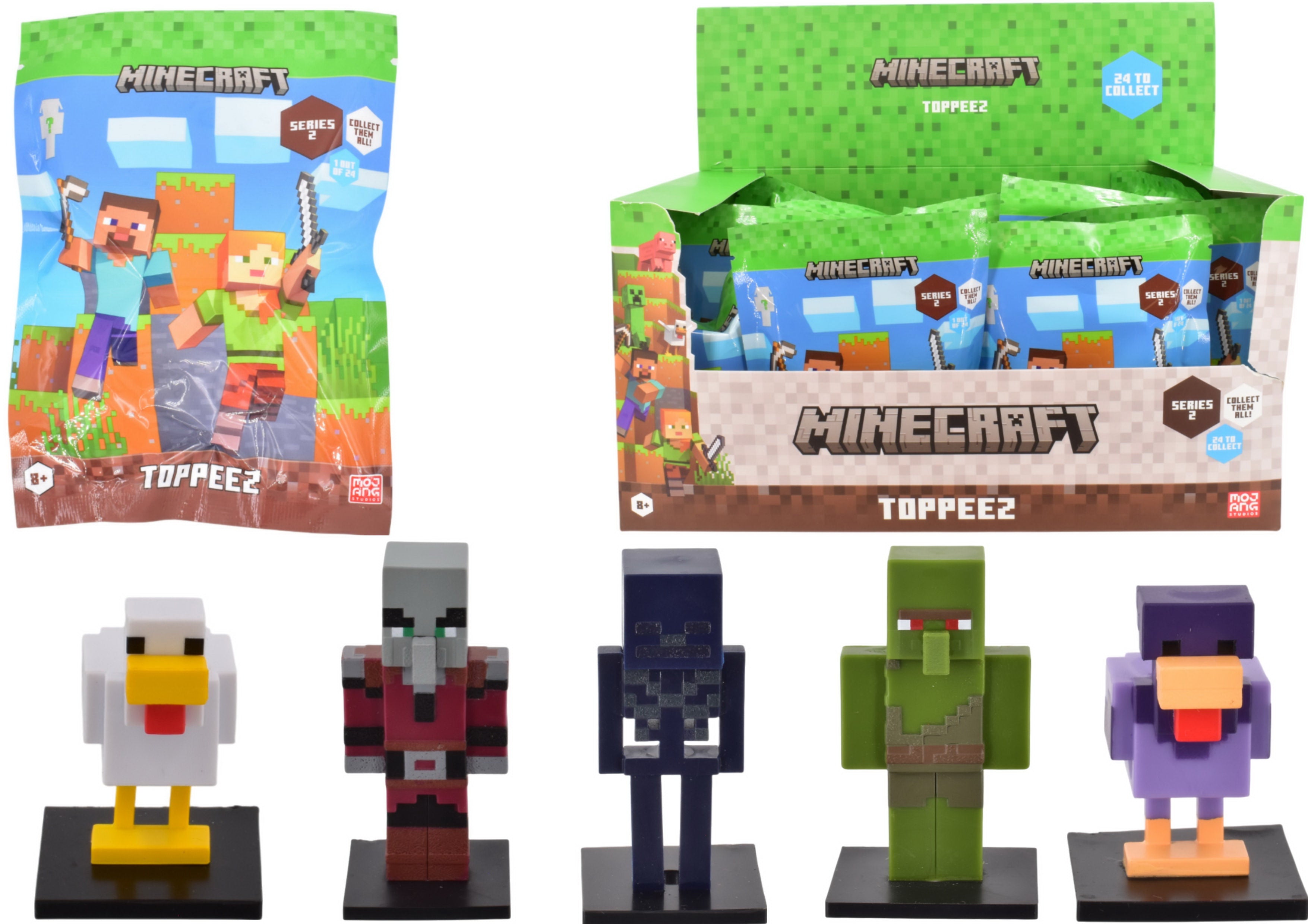 Minecraft 3D Toppeez 1 Piece Blind Pack
