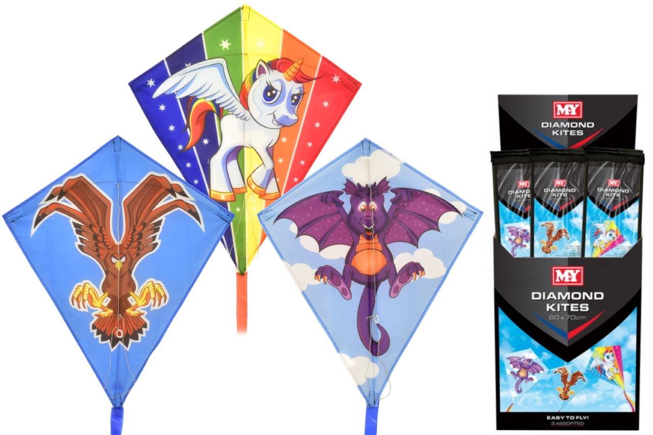 60Cm X 70Cm Nylon Diamond Kite