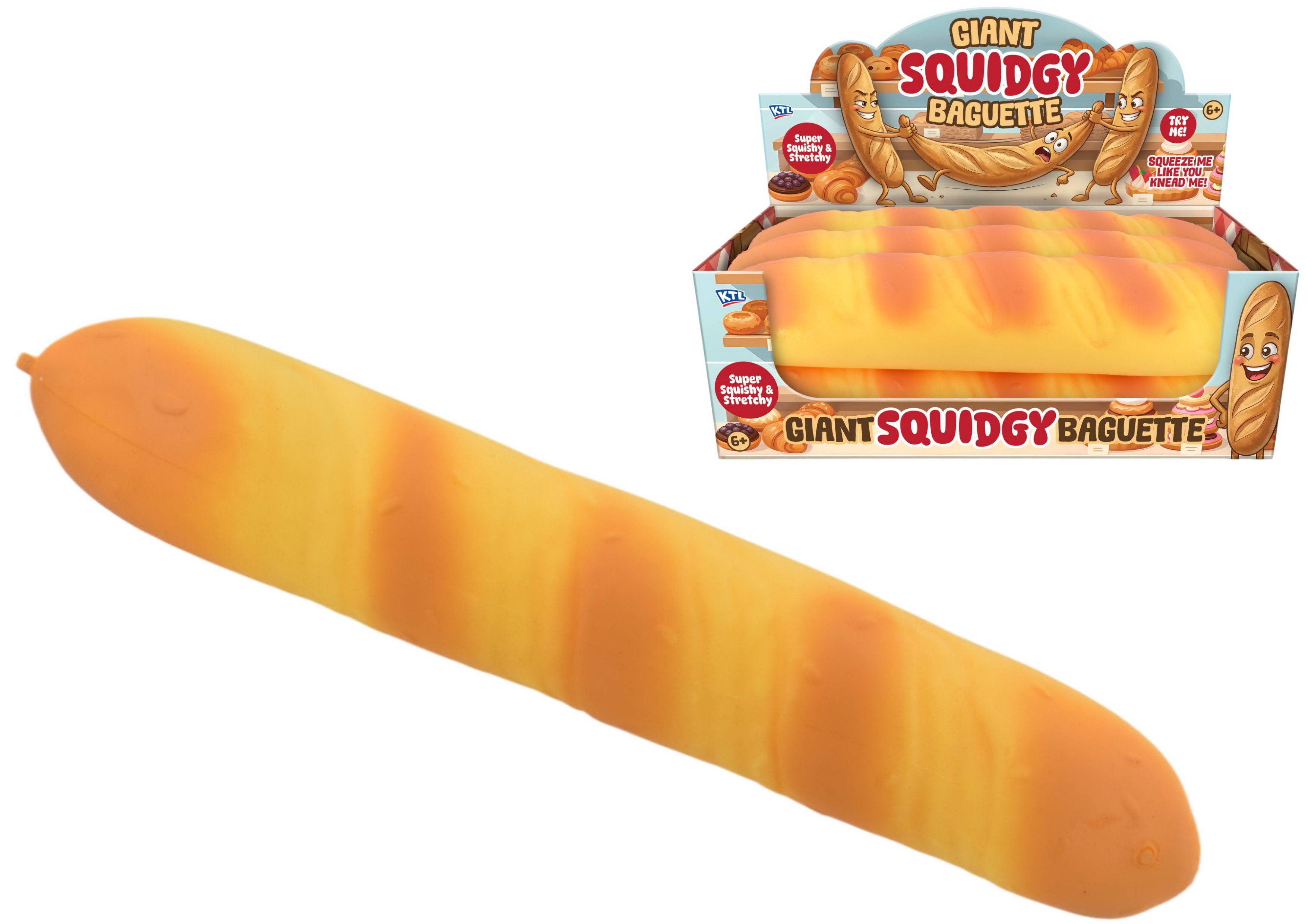 KTL Squidgy Large Baguette Fidget Toy