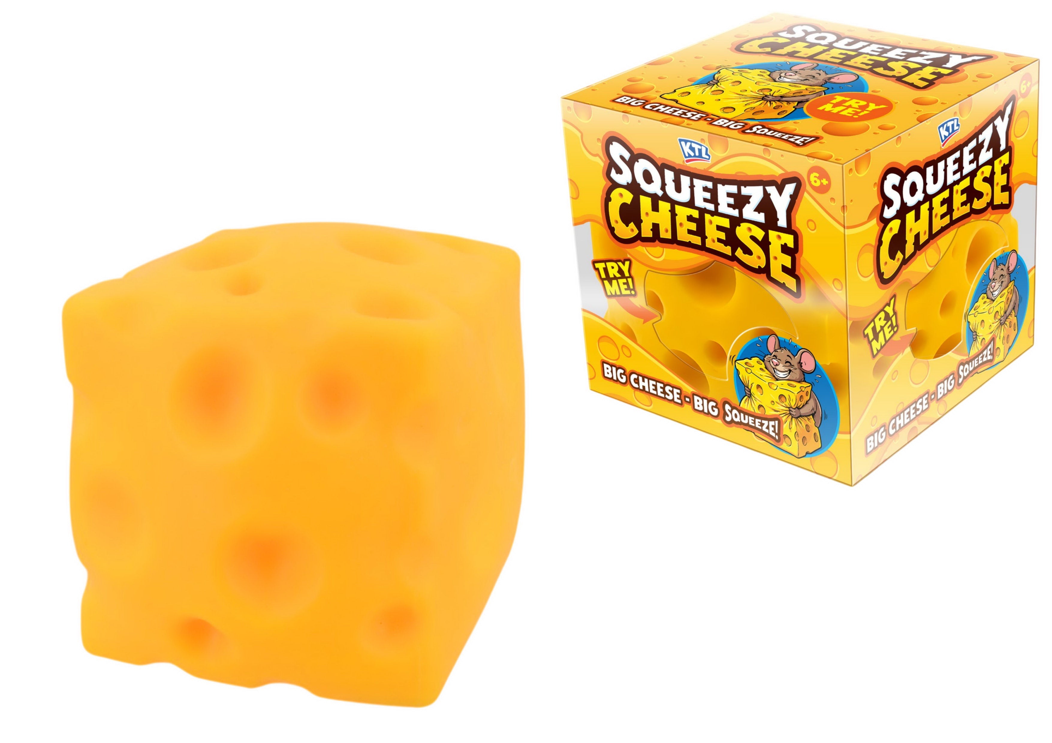 KTL Large Squishy Cheese sensory Fidget Toy
