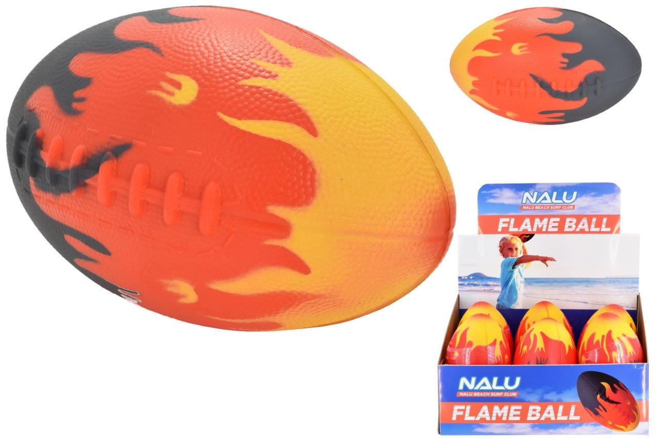 8 Pu Flame Rugby Ball