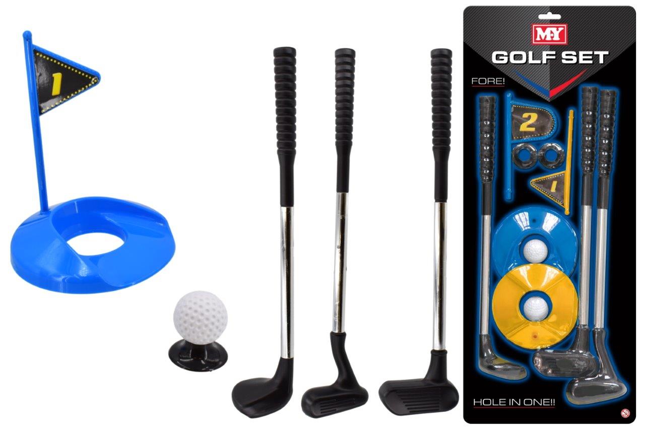 3 Club Golf Playset