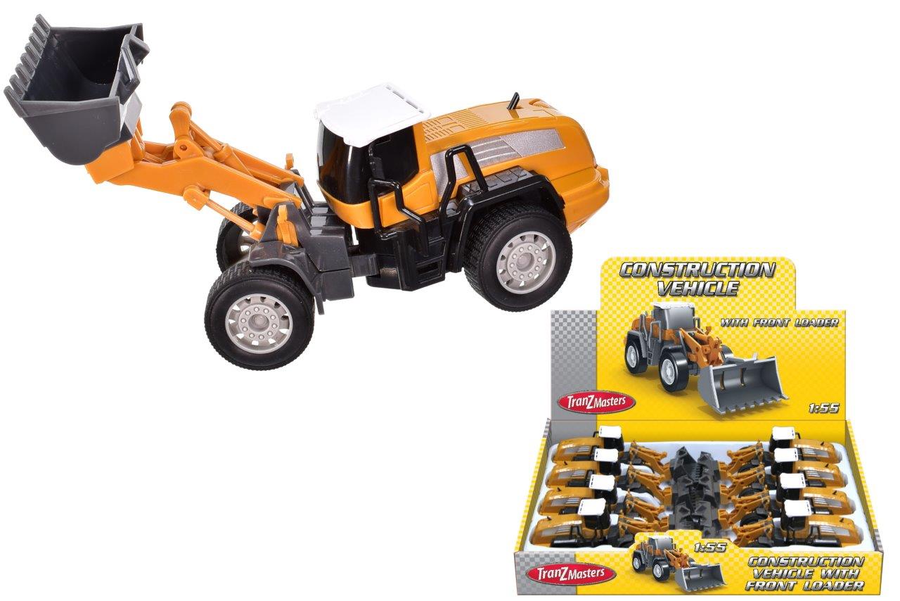 Construction Vehicle With Front Loader
