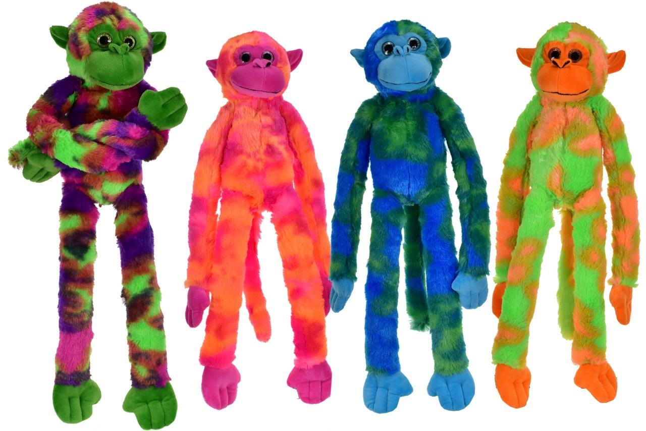 80Cm Plush Hanging 2 Tone Monkeys