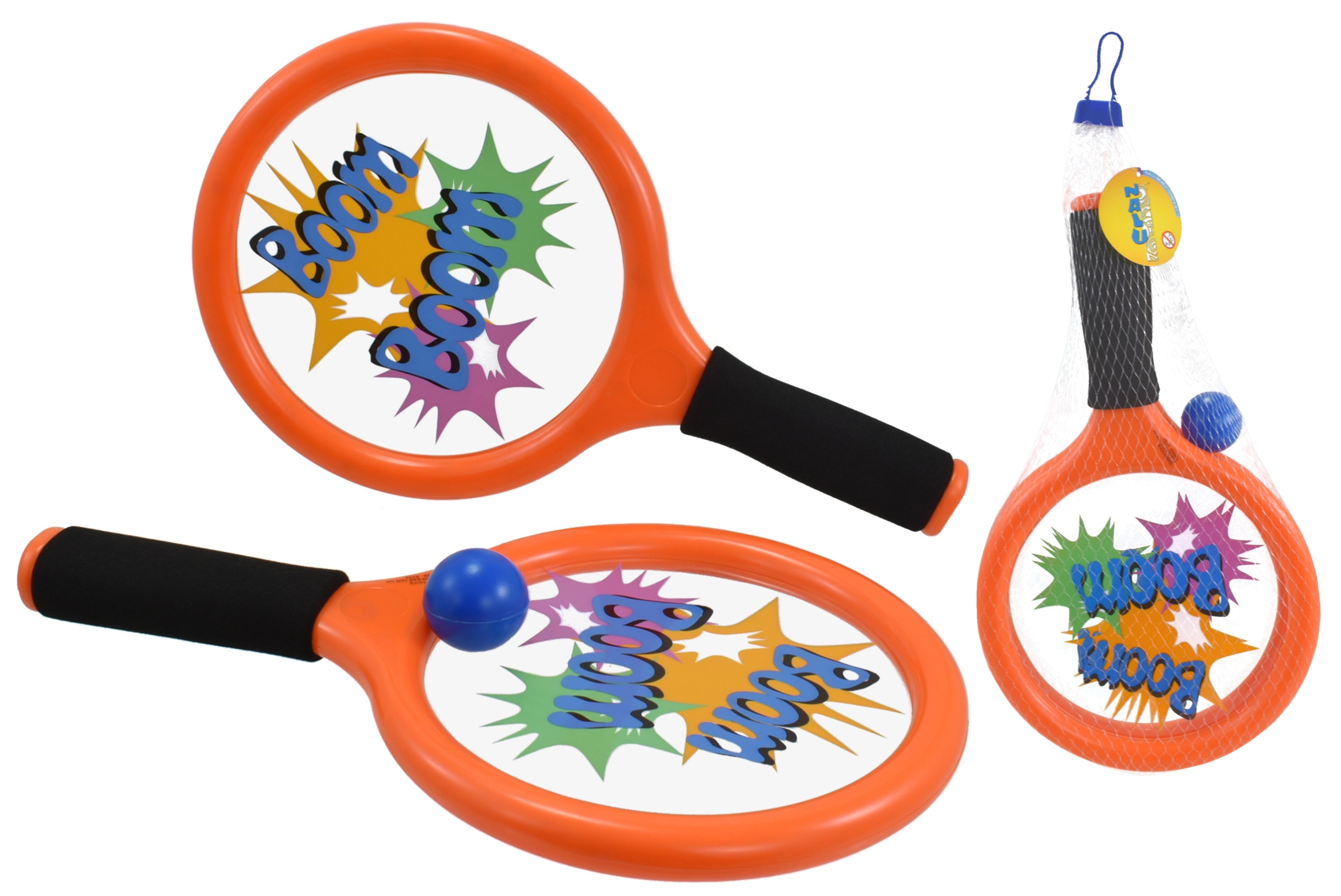 Foam Handle Boom Boom Bats With Ball