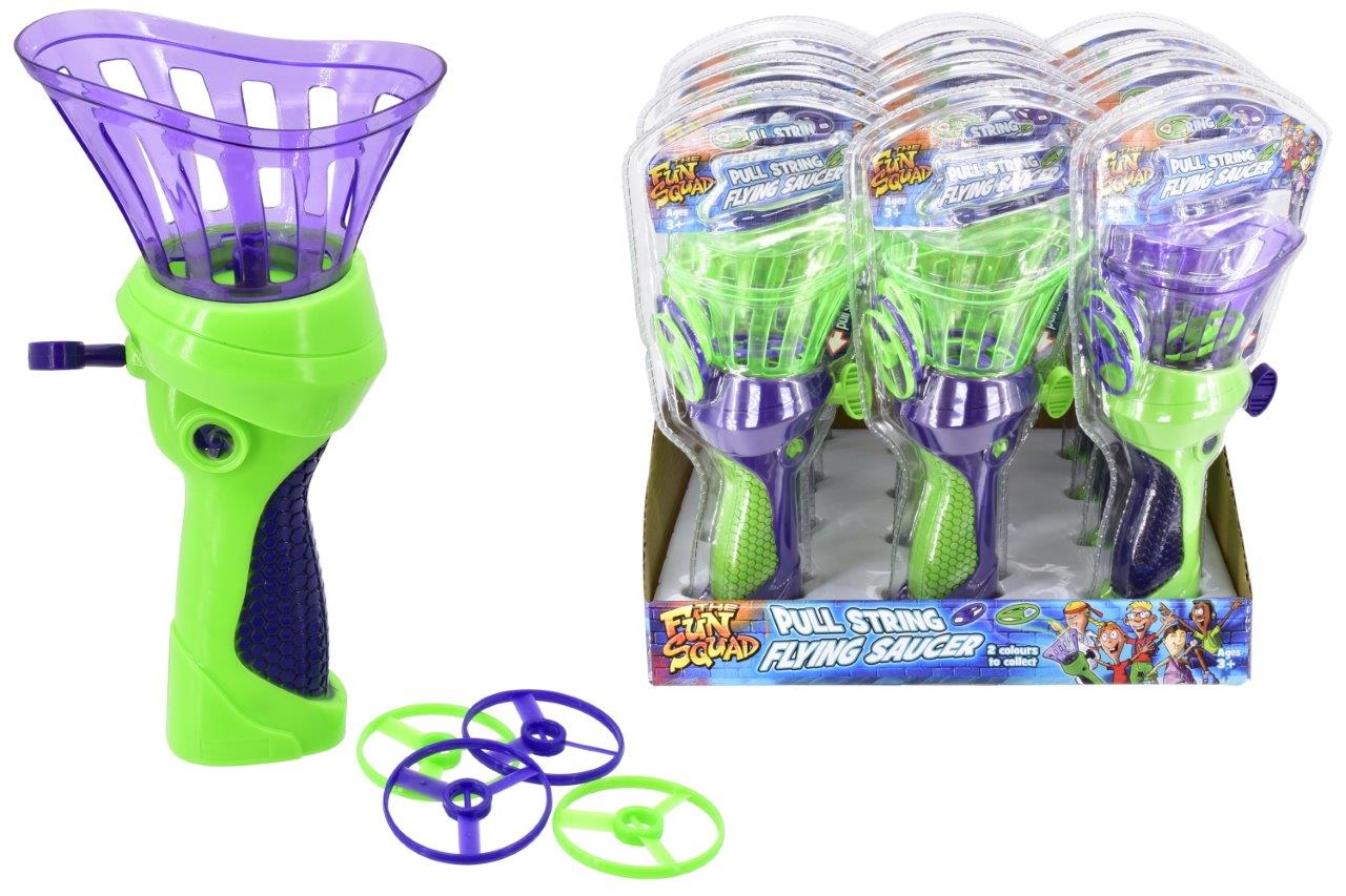 Pull String Flying Saucer