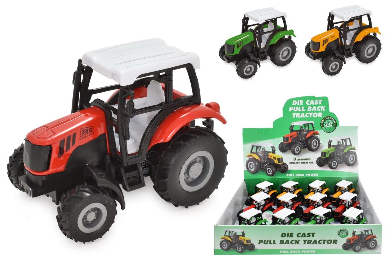 Die Cast Pull Back Tractor