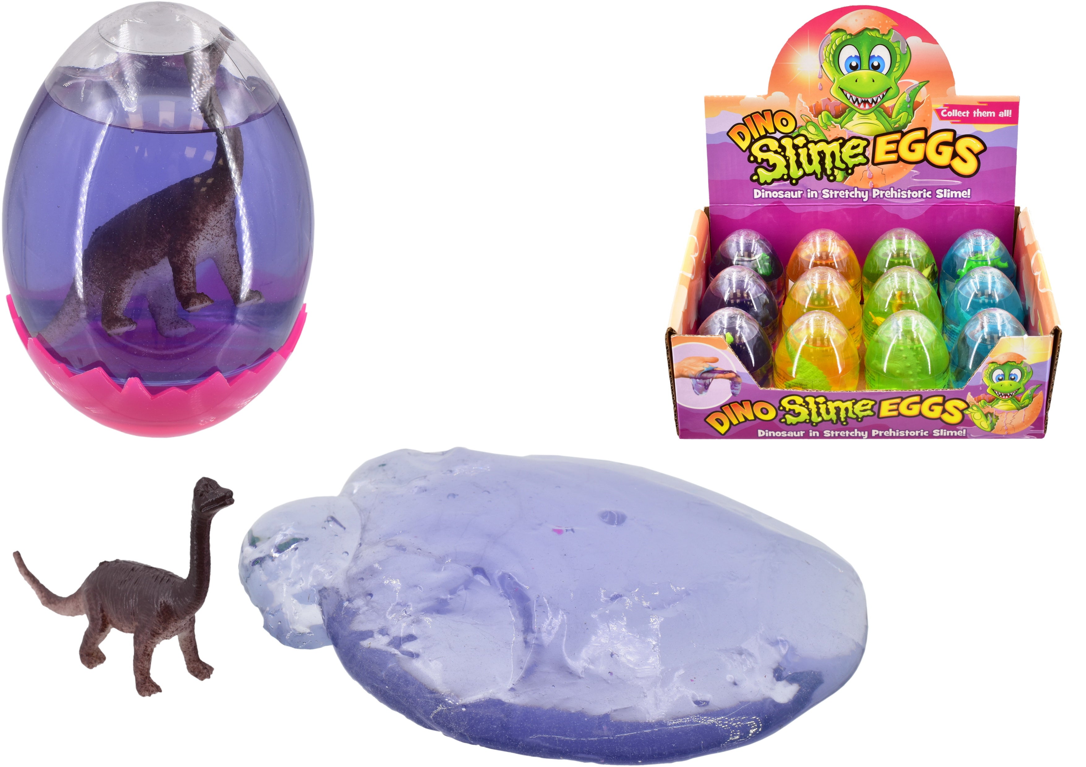 Dino Egg Slime 4 Ass