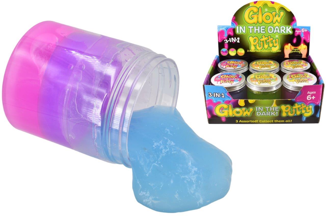 3in1 Glow in the dark putty
