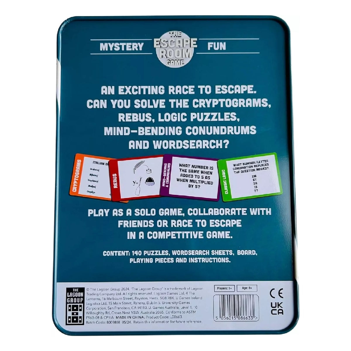 Escape Room Deluxe Addition Tin