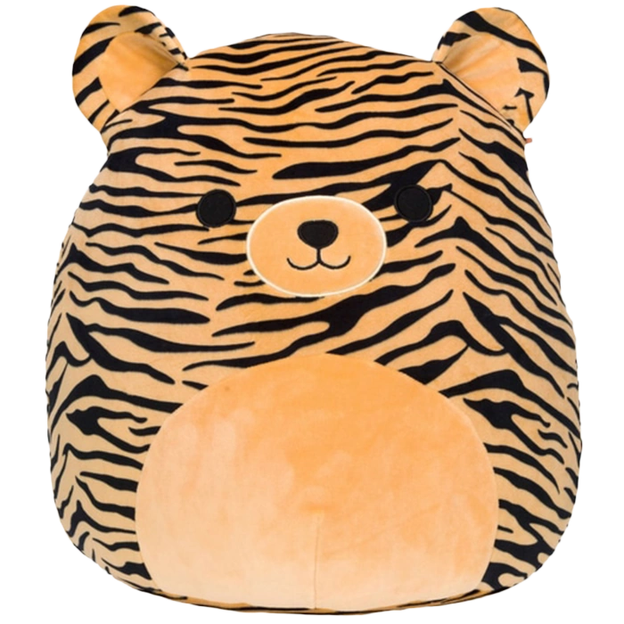 7.5 Squishmallows Tina - Orange Tiger W/Black Stripes