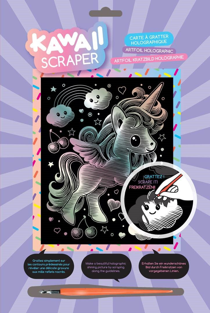 Kawaii Artfoil Holographic Unicorn
