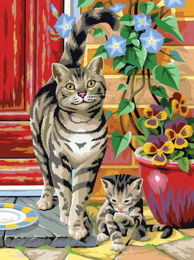 Junior Painting by Numbers Pairs Cats