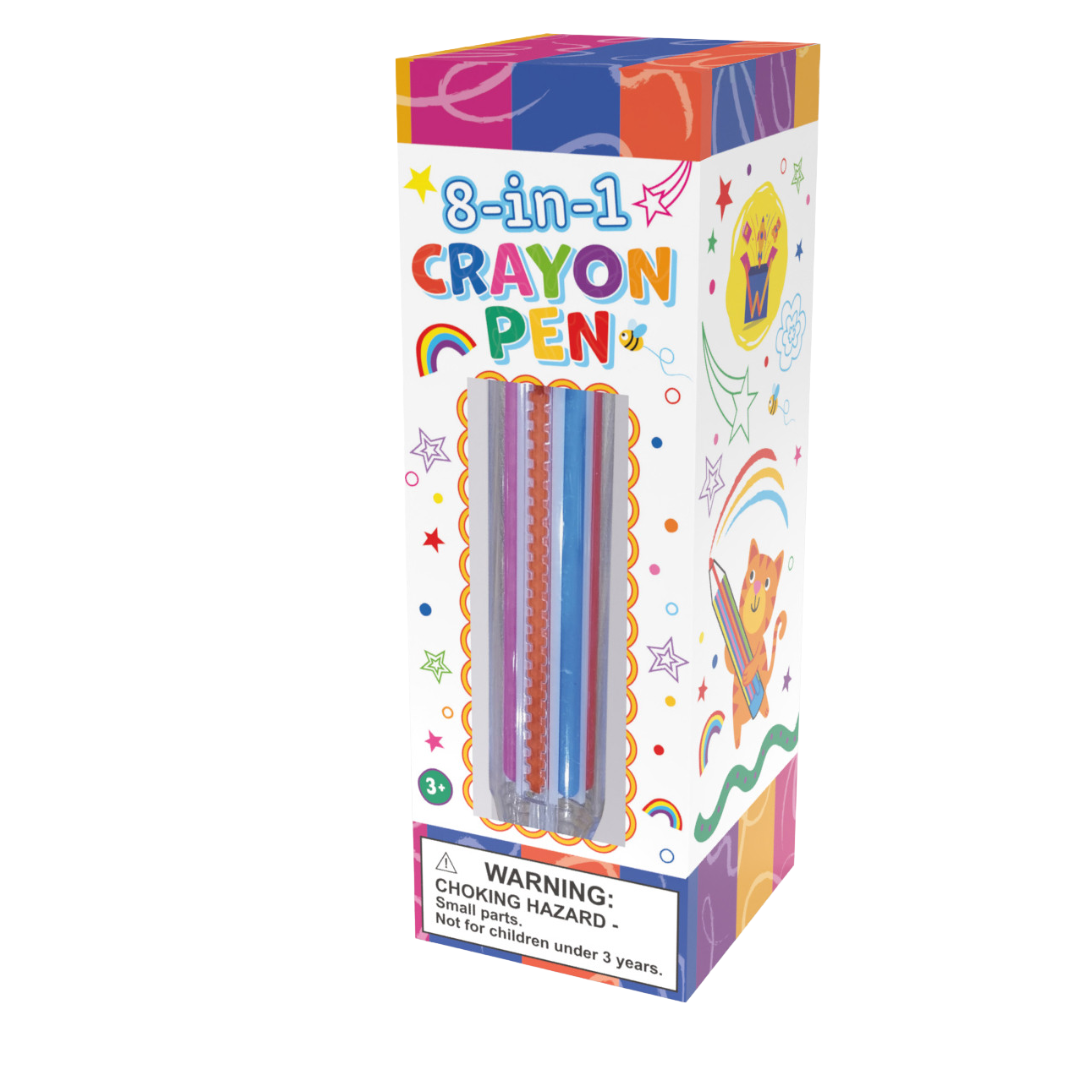 8 In 1 Crayon Pen