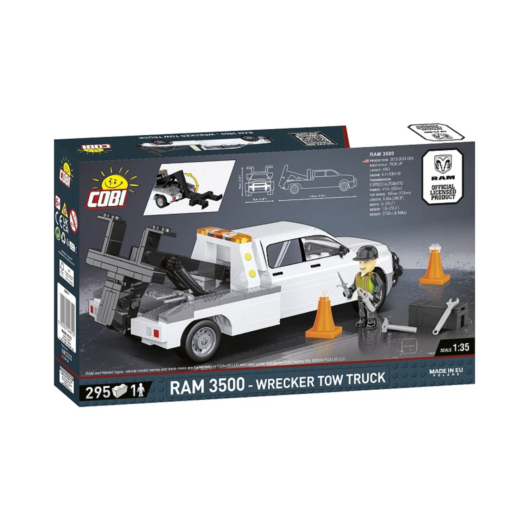 COBI Ram 3500 Wrecker Tow Truck
