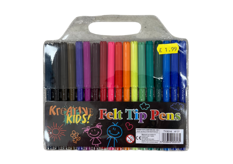 18 piece Felt Tip Pens