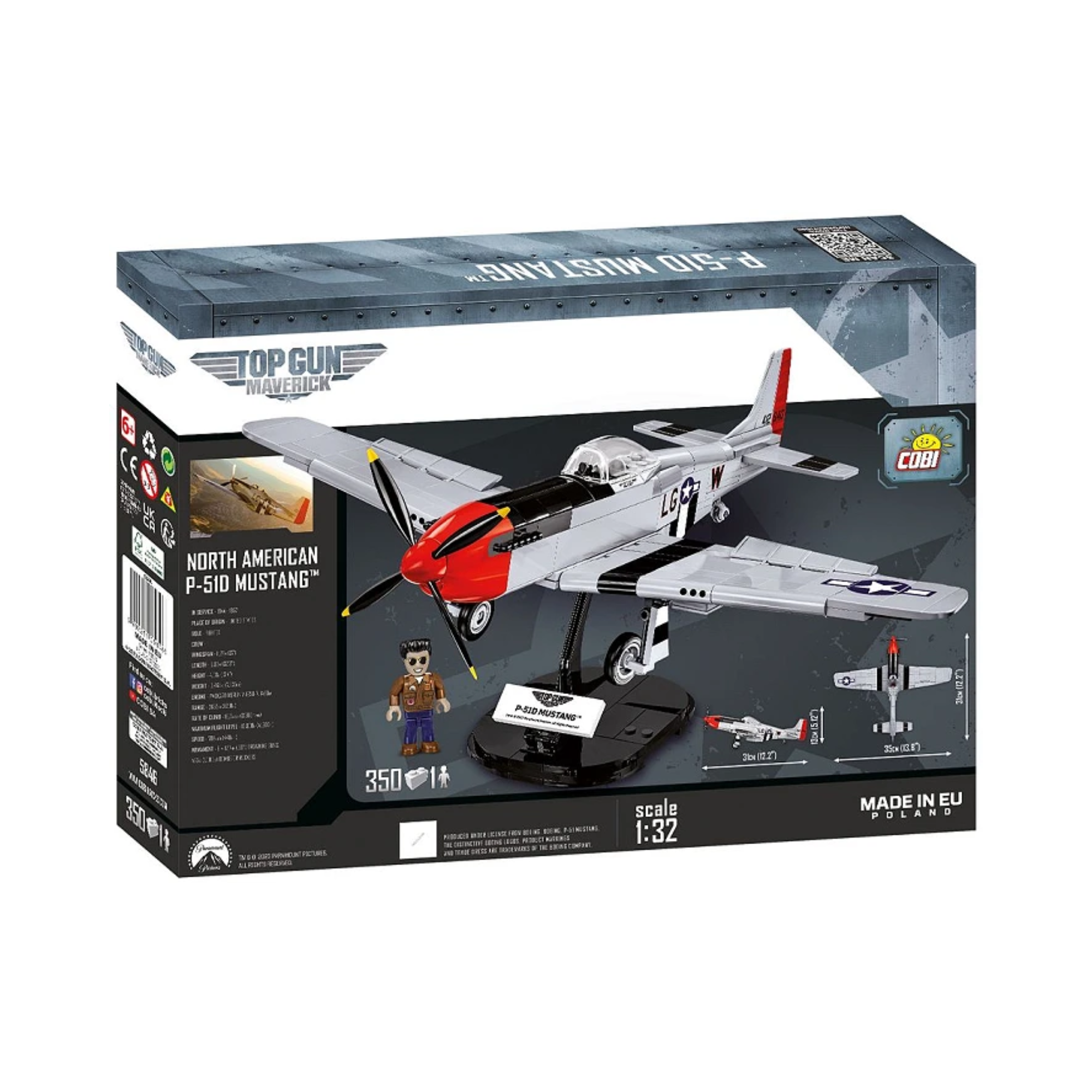 COBI Top Gun Mustang P-51D