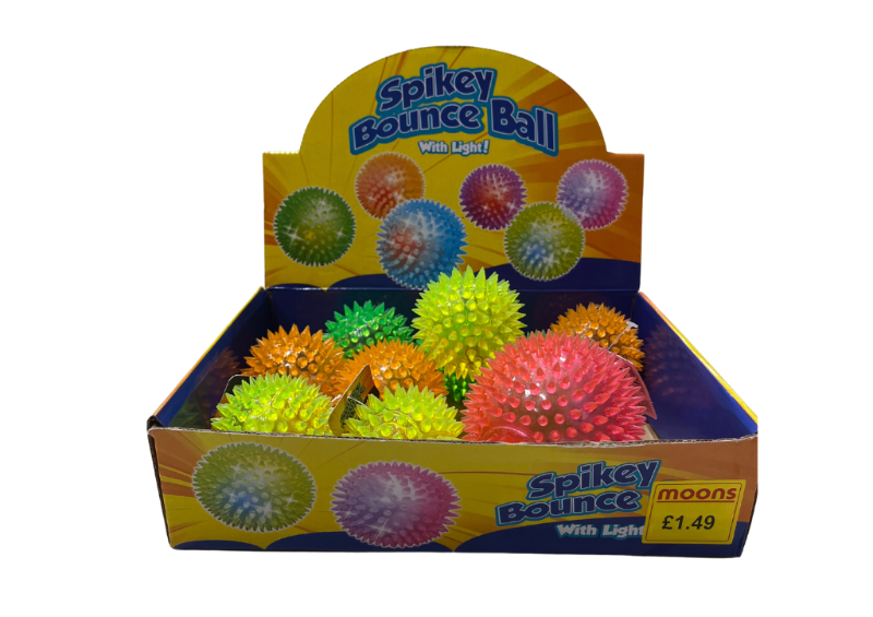75mm Light Up Spikey Ball