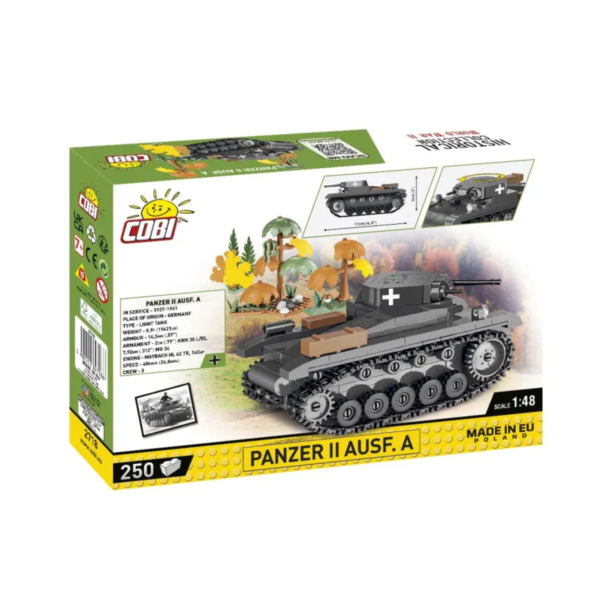 COBI Historical Collection WWii Panzer II Ausf.A