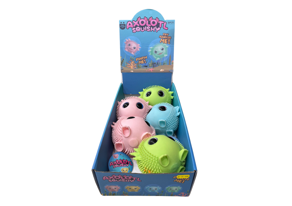 Plush Jelly Axolotl Squeezers