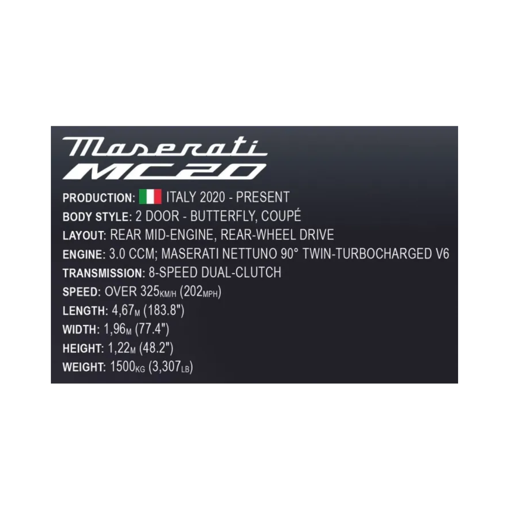 COBI Maserati Mc20