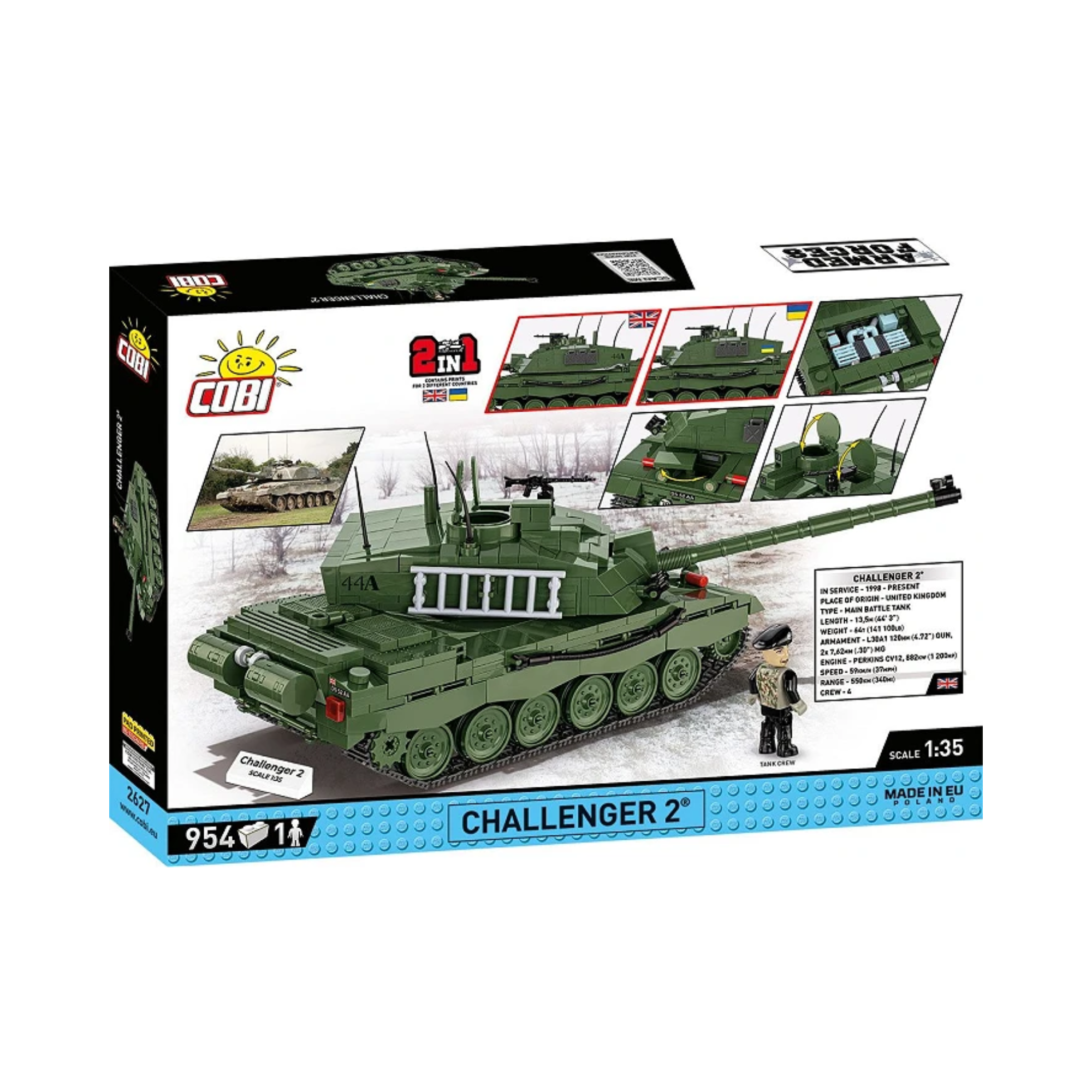 COBI Armed Forces Challenger 2 Tank