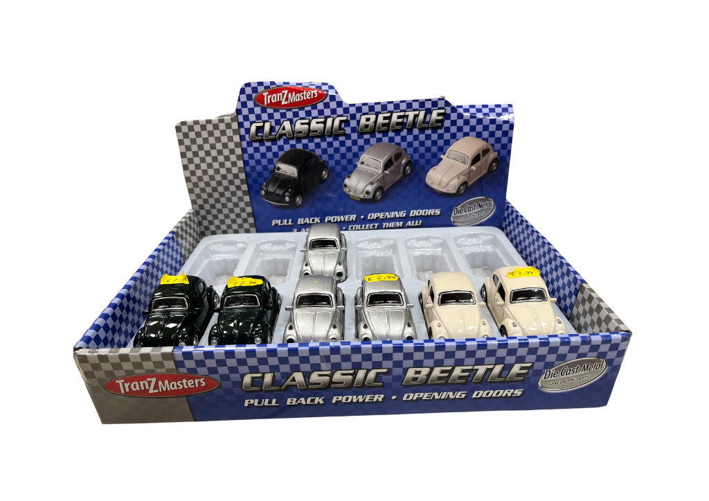 Die Cast Pull Back Classic Beetle