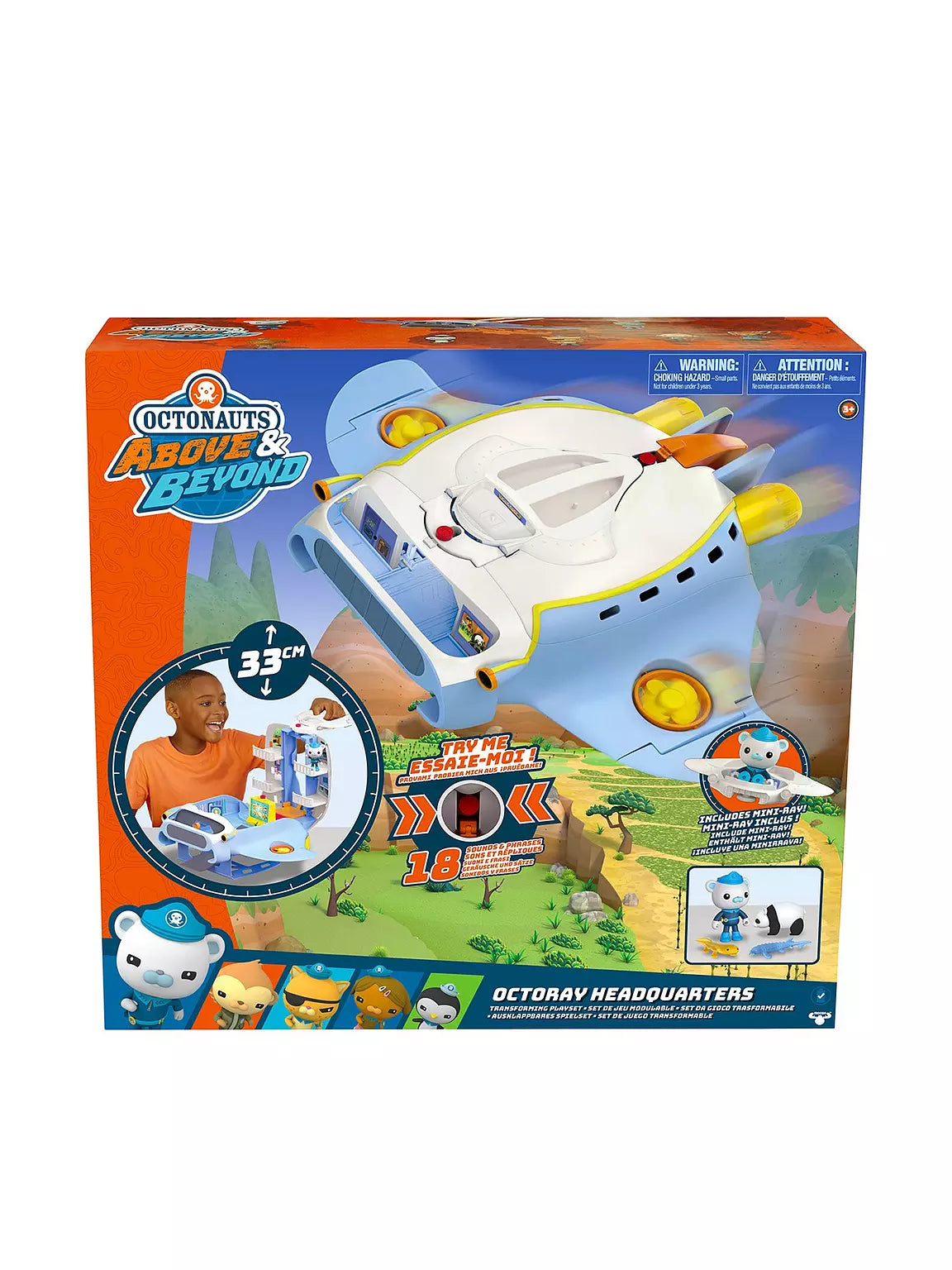 Octonauts Octoray Transforming Playset