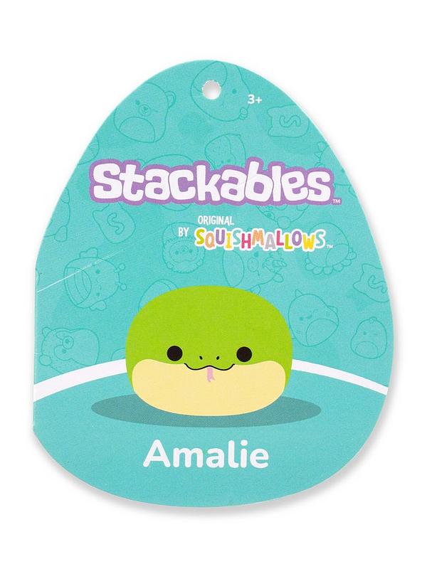 12" Squishmallow Stackables Amalie Green Snake