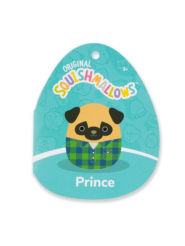 12" Squishmallow Prince Brown Pug