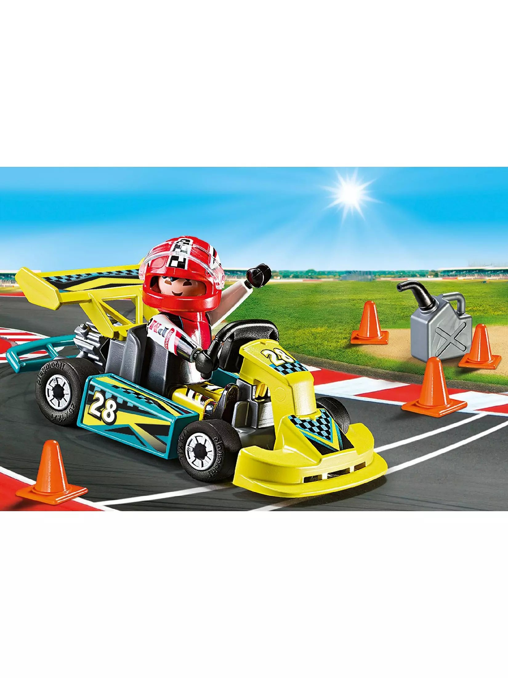 Playmobil 9322 Action Go-Kart Racer Small Carry Case