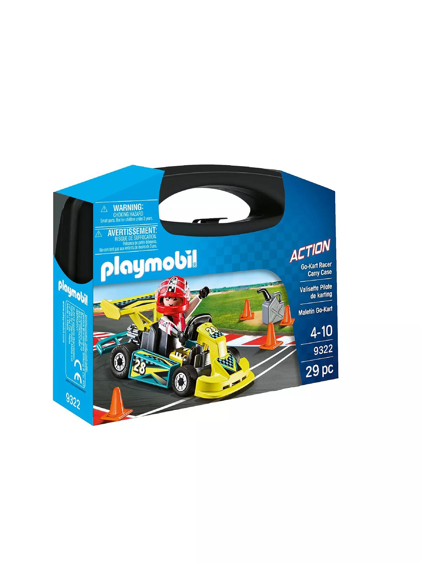 Playmobil 9322 Action Go-Kart Racer Small Carry Case